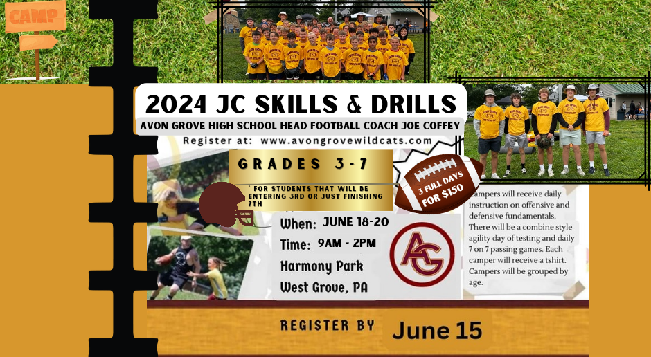 JC Skills & Drills Avon Grove Youth Football Camp