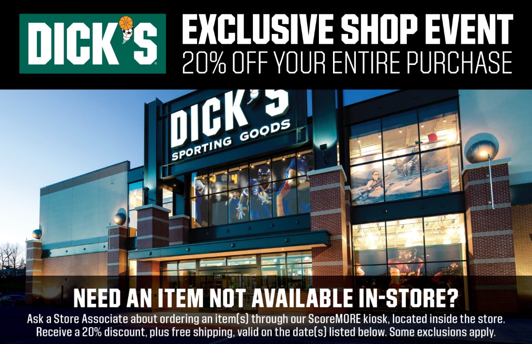 Shop EveDick's Exclusive Coupon for 20% off football gearnt Image